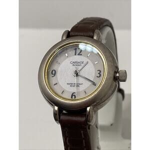 Carriage By Timex Indiglo Watch New Batterh!